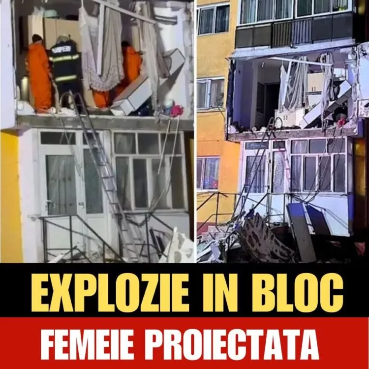Explozie puternică într-un bloc din Bihor