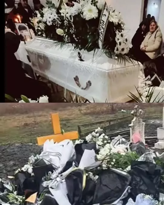 Durere fără margini la Cenei. Mario Berinde, condus pe ultimul drum de sute de oameni: „Viața lui s-a oprit la 15 ani”