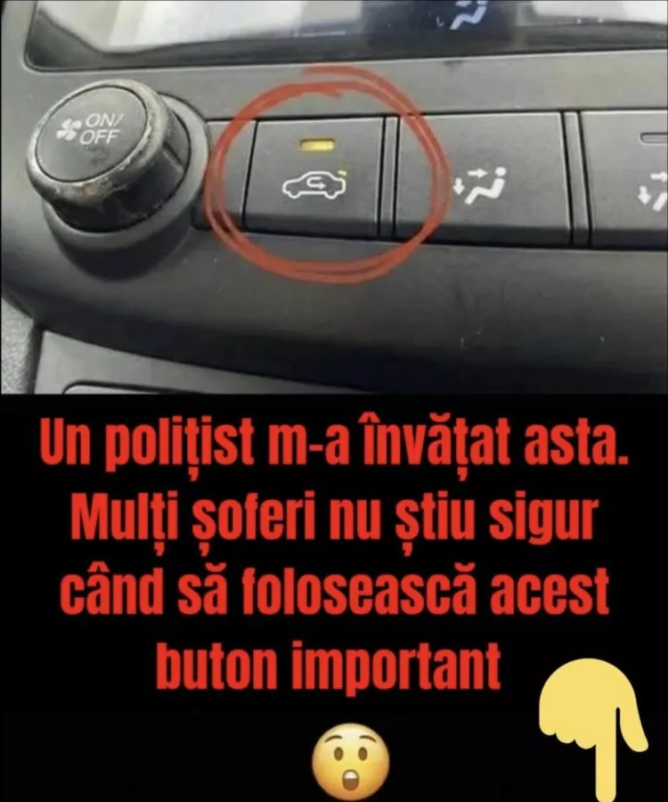 Butonul din mașină pe care aproape toți îl ignoră. Ce face, de fapt, și când îți poate strica confortul fără să-ți dai seama