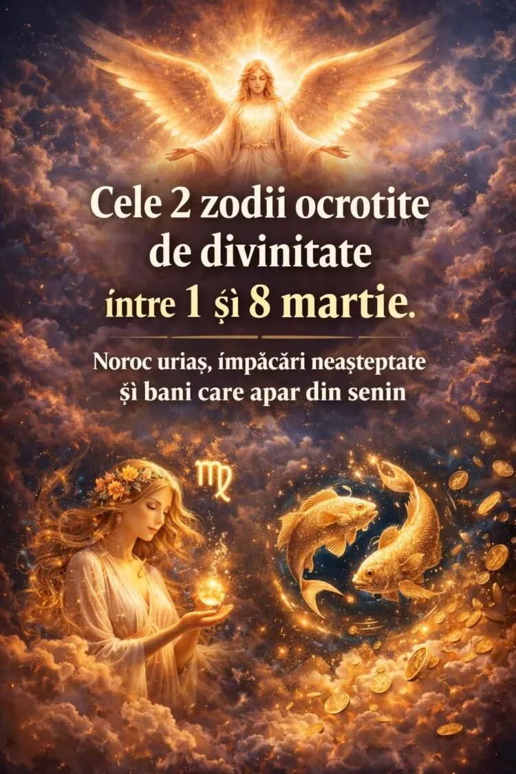 Două zodii ocrotite divin între 1 și 8 martie. Noroc, împăcări și începuturi neașteptate