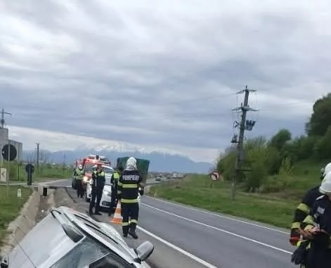 Accident rutier grav pe DN1