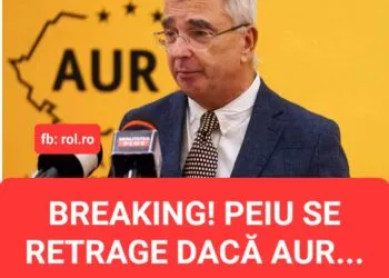 Petrișor Peiu anunță că s-ar retrage din funcția de lider al senatorilor AUR