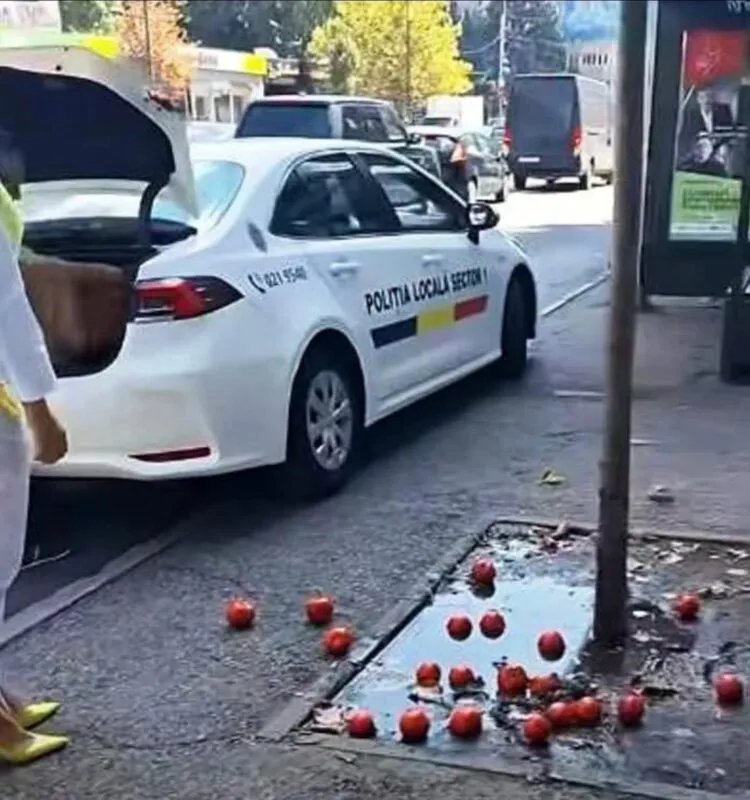 George Tuță, reacție după ce un polițist local i-a aruncat marfa pe jos unei femei în vârstă: