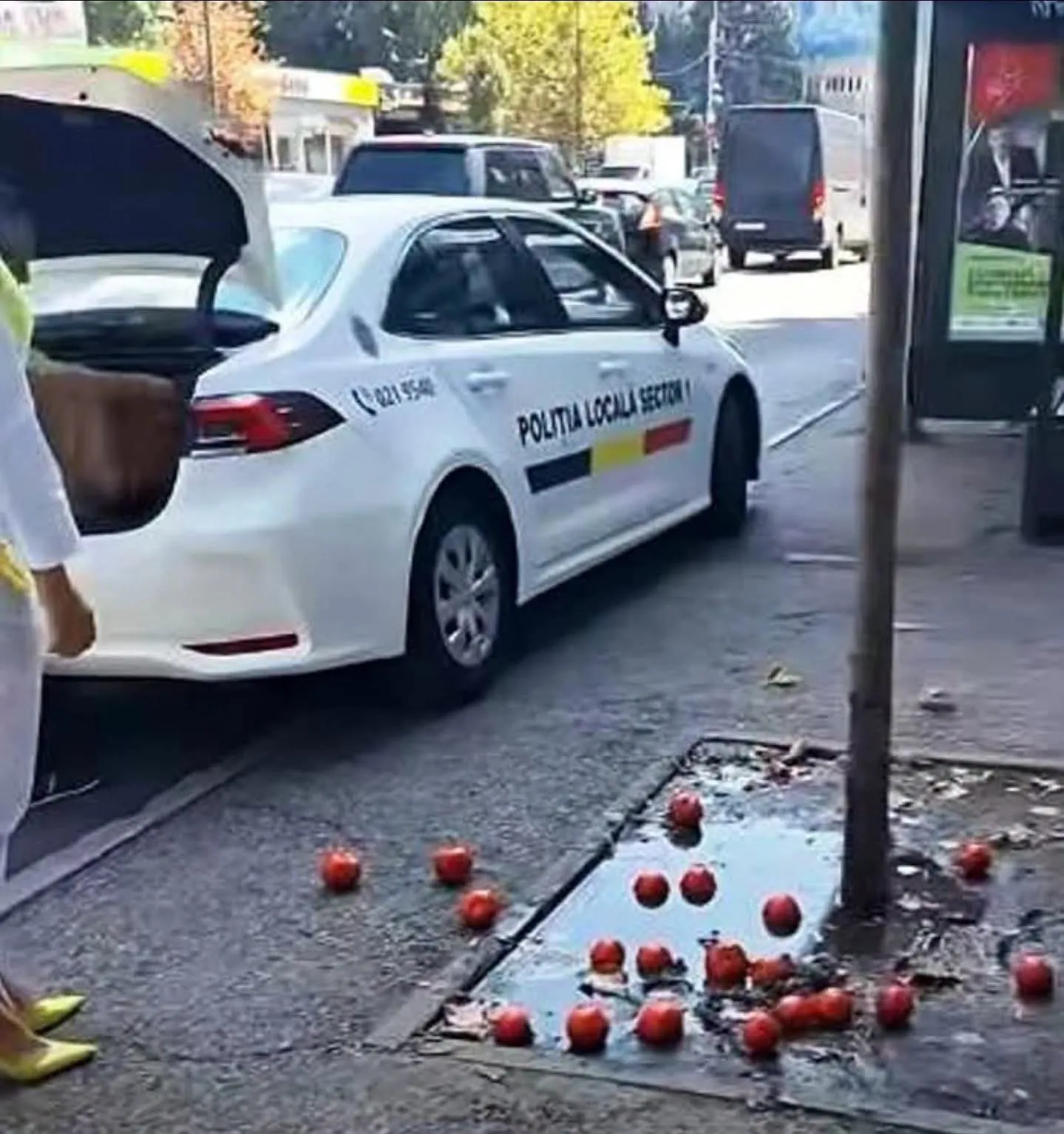 Polițist filmat în Dorobanți, reacția lui Tuță