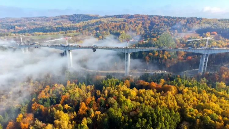Viaductul ES-26 de pe Via Carpatia, în Polonia, va avea piloni de 80 de metri