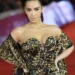 Kim Kardashian, în rochie Yves Saint Laurent cu imprimeu leopard, la premiera din Roma