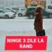 Ninsori la final de octombrie în România