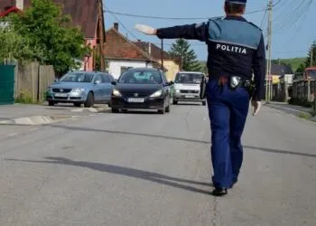 Șoferii din România, opriți în trafic