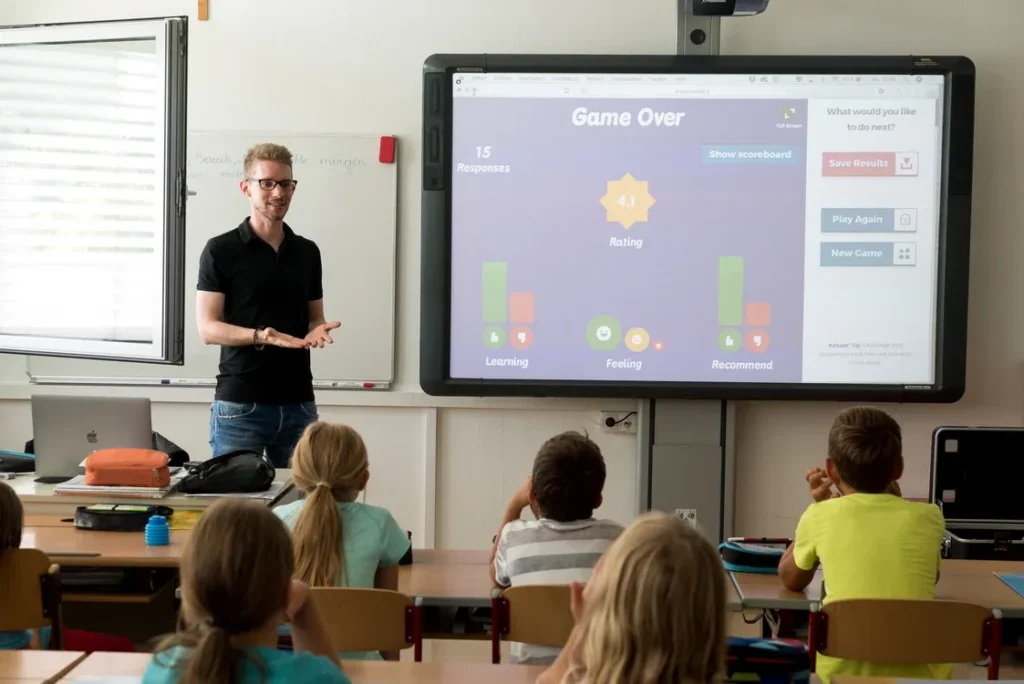 Profesor in clasa