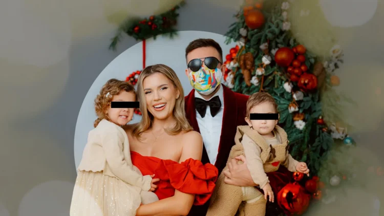 Emily Burghelea a montat bradul de Crăciun în octombrie, ca să-i ridice moralul soțului bolnav
