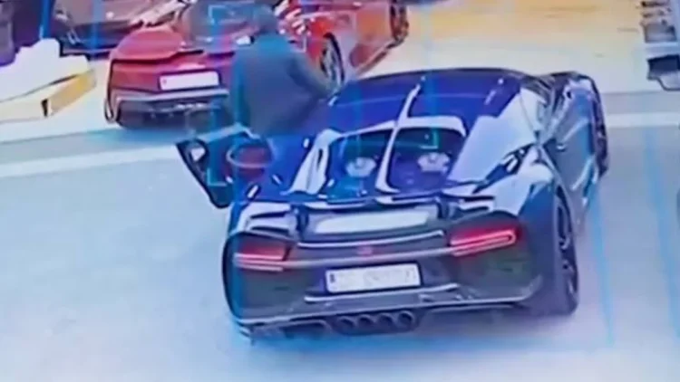Suspectat că a furat un Bugatti Chiron, venit să se intereseze de un loc de muncă