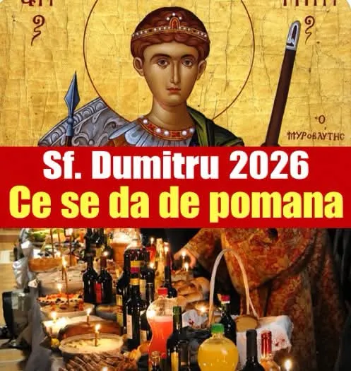 Ce se pune în pachetul de pomană de Sfântul Dumitru